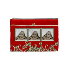 Triple Trouble Liquid Gold Cosmetic Bag Medium - Cosmetic Bag (Medium)