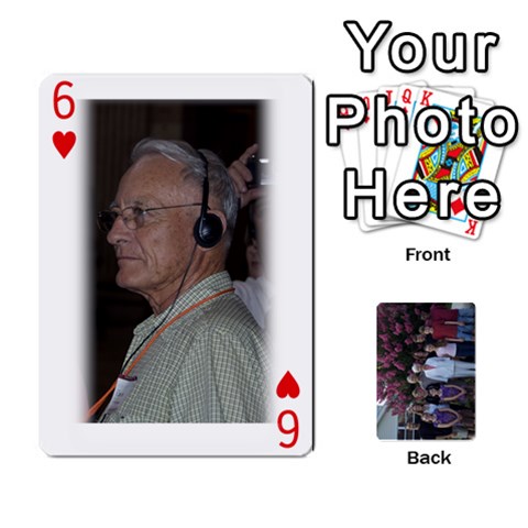 Trimble 2010 A Playing Cards  By Margy Trimble Front - Heart6