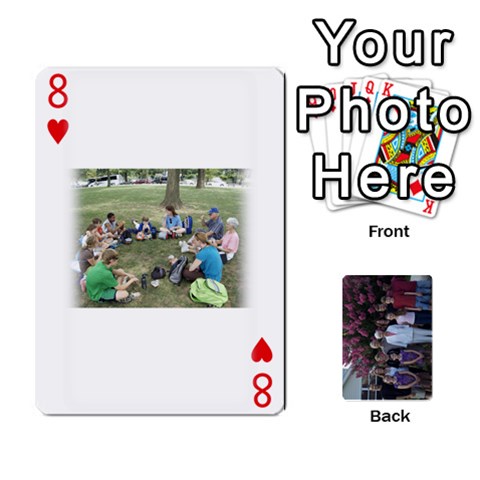 Trimble 2010 A Playing Cards  By Margy Trimble Front - Heart8
