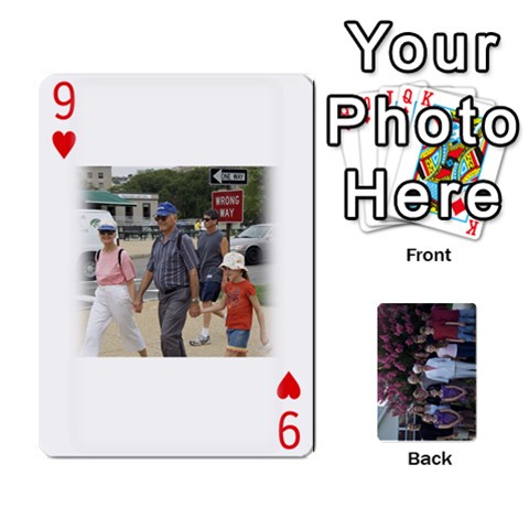 Trimble 2010 A Playing Cards  By Margy Trimble Front - Heart9