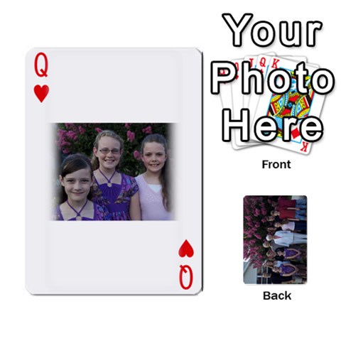 Queen Trimble 2010 A Playing Cards  By Margy Trimble Front - HeartQ