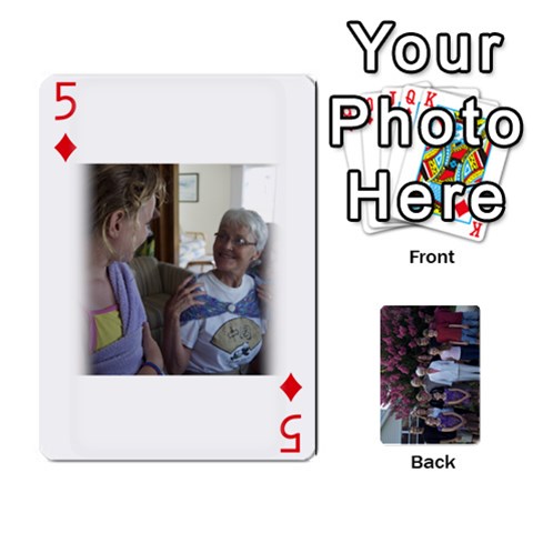 Trimble 2010 A Playing Cards  By Margy Trimble Front - Diamond5