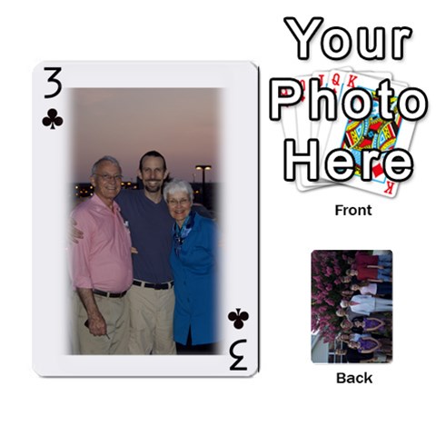 Trimble 2010 A Playing Cards  By Margy Trimble Front - Club3