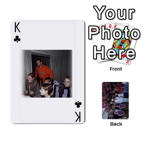 King Trimble 2010 A Playing Cards  By Margy Trimble Front - ClubK