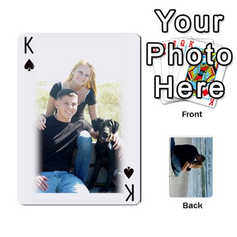King Carlie And Jaramie Playing Cards By Doug Trimble Front - SpadeK