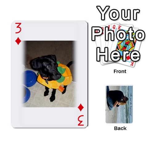 Carlie And Jaramie Playing Cards By Doug Trimble Front - Diamond3