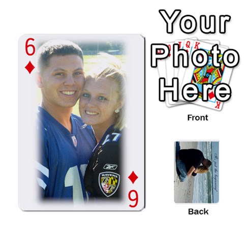 Carlie And Jaramie Playing Cards By Doug Trimble Front - Diamond6