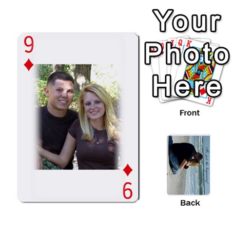 Carlie And Jaramie Playing Cards By Doug Trimble Front - Diamond9