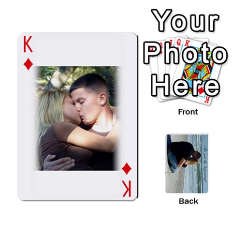 King Carlie And Jaramie Playing Cards By Doug Trimble Front - DiamondK