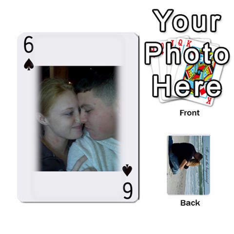 Carlie And Jaramie Playing Cards By Doug Trimble Front - Spade6