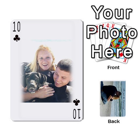 Carlie And Jaramie Playing Cards By Doug Trimble Front - Club10