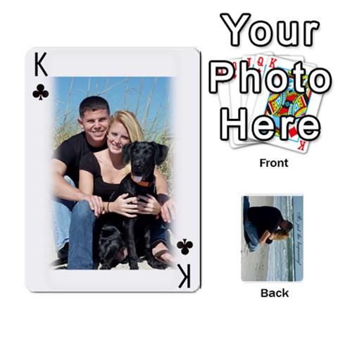 King Carlie And Jaramie Playing Cards By Doug Trimble Front - ClubK
