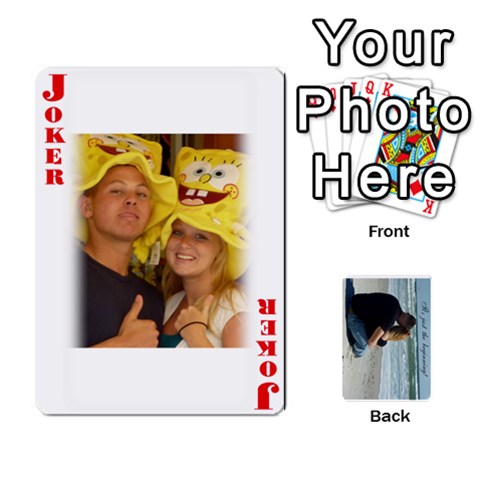 Carlie And Jaramie Playing Cards By Doug Trimble Front - Joker2