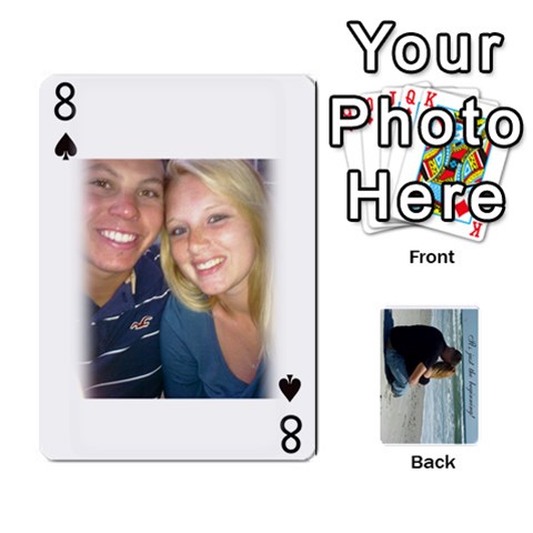Carlie And Jaramie Playing Cards By Doug Trimble Front - Spade8