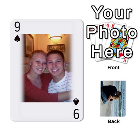 Carlie And Jaramie Playing Cards By Doug Trimble Front - Spade9