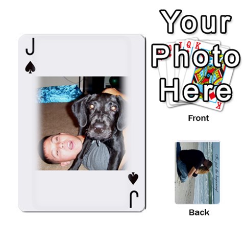 Jack Carlie And Jaramie Playing Cards By Doug Trimble Front - SpadeJ