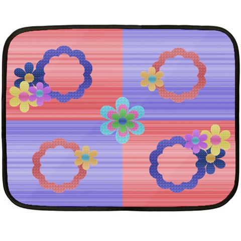 My Flowers By Daniela 35 x27  Blanket Back