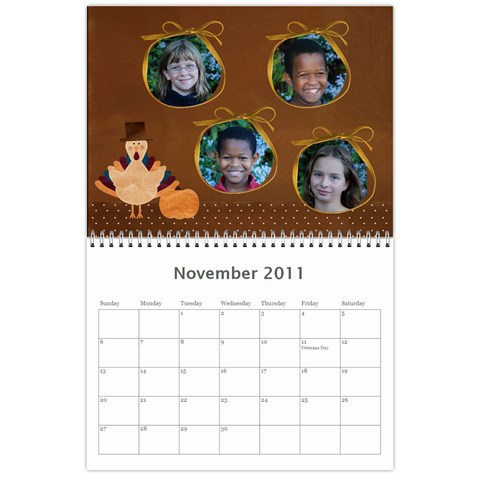 2011 Calendar By Jamie Kriegel Nov 2011