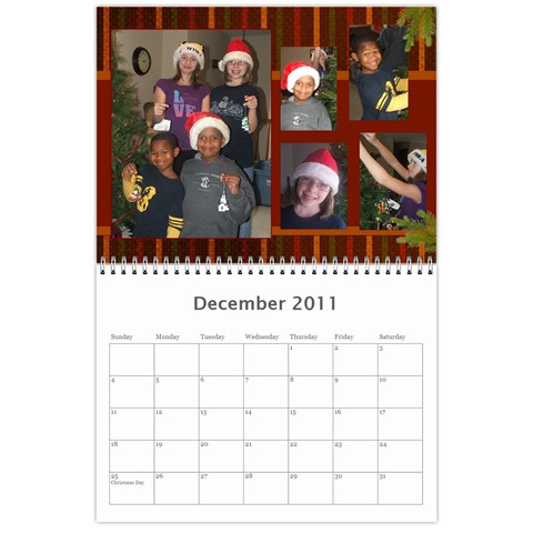 2011 Calendar By Jamie Kriegel Dec 2011