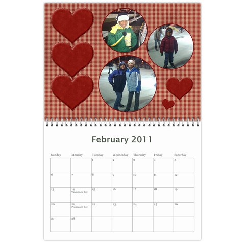 2011 Calendar By Jamie Kriegel Feb 2011
