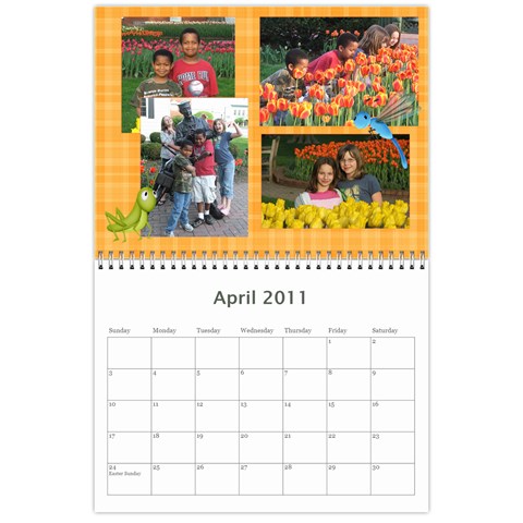 2011 Calendar By Jamie Kriegel Apr 2011
