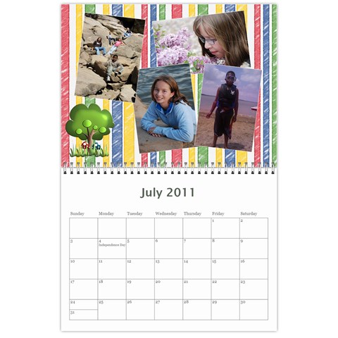 2011 Calendar By Jamie Kriegel Jul 2011