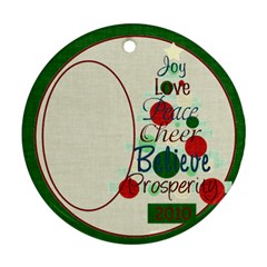 Christmas Inspiration Tree - Ornament (Round)