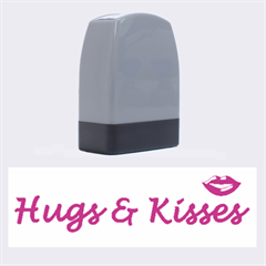 hugs & kisses - Name Stamp