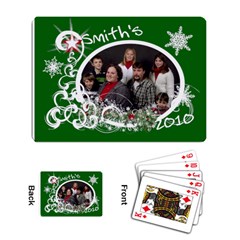 Playing Cards Single Design Template Christmas - Playing Cards Single Design (Rectangle)