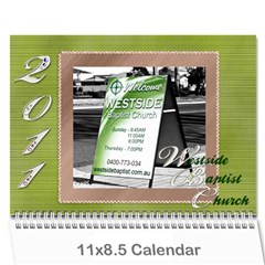 CHURCH CALENDAR - Wall Calendar 11  x 8.5  (12-Months)