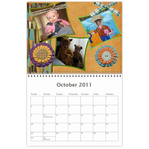 2011 Calendar By Sherri Oct 2011