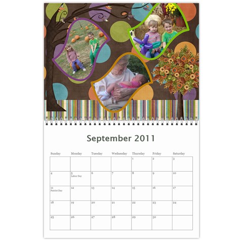 2011 Calendar By Sherri Sep 2011