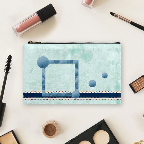 Games We Play Medium Cosmetic Bag 1 By Lisa Minor Front