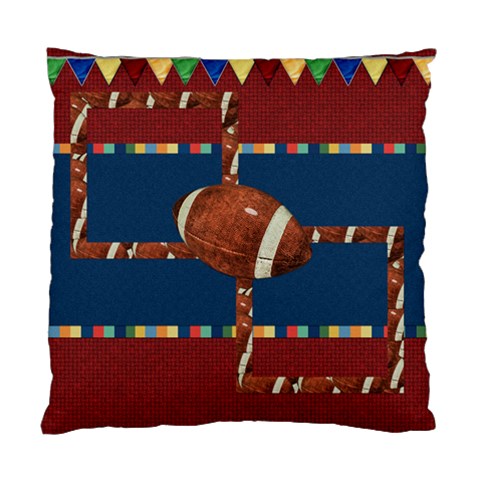 Games We Play Football 2 Sided Pillow By Lisa Minor Front