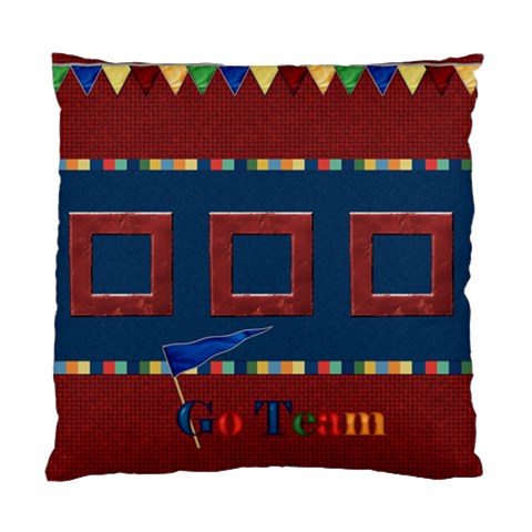 Games We Play Football 2 Sided Pillow By Lisa Minor Back