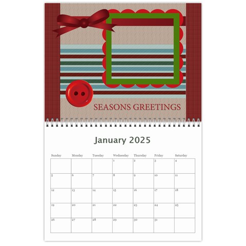 Calendar 2025 By Joely Jan 2025