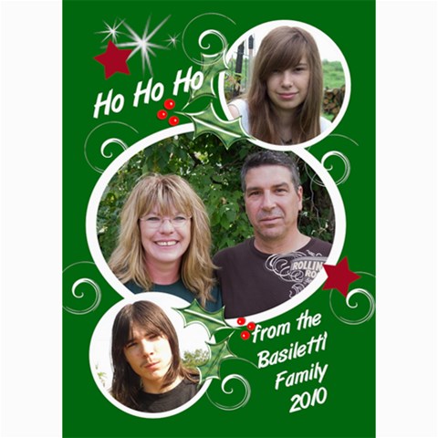 7x5 Photo Card Template Christmas By Laurrie 7 x5  Photo Card - 6