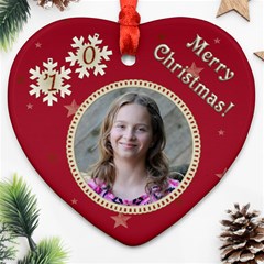 2011 Christmas - Heart Ornament (Two Sides)