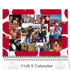me me me - Wall Calendar 11  x 8.5  (12-Months)