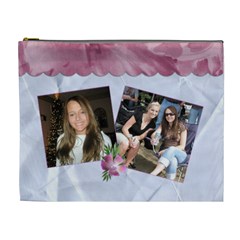 The Friends We Meet     Xl Cosmetic Bag By Lil Front