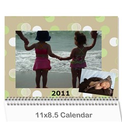 Mom P Calendar - Wall Calendar 11  x 8.5  (12-Months)