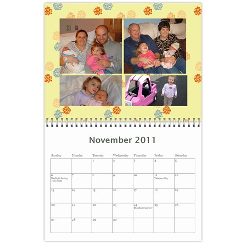 Mom P Calendar By Evelyn Nov 2011