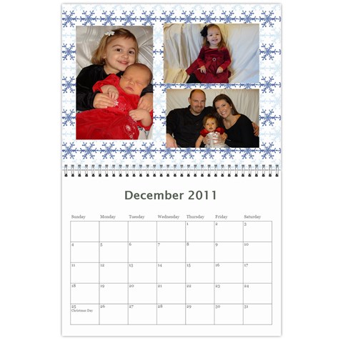 Mom P Calendar By Evelyn Dec 2011