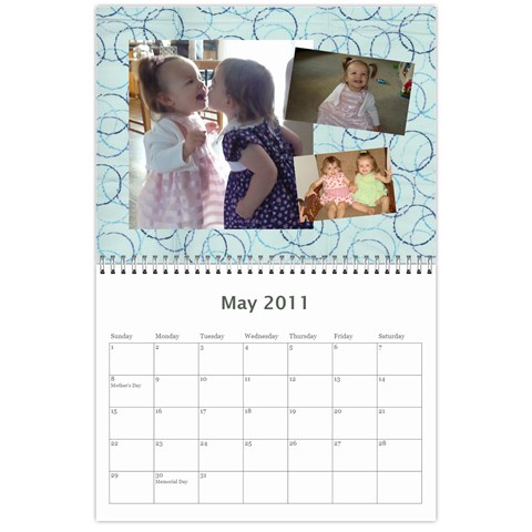 Mom P Calendar By Evelyn May 2011