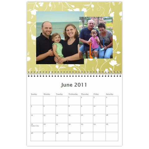 Mom P Calendar By Evelyn Jun 2011