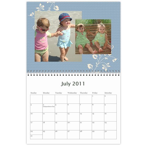 Mom P Calendar By Evelyn Jul 2011