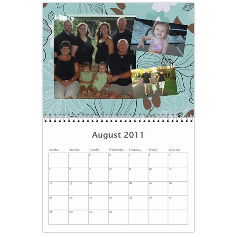 Mom P Calendar By Evelyn Aug 2011