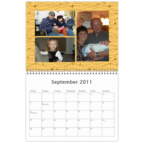 Mom P Calendar By Evelyn Sep 2011