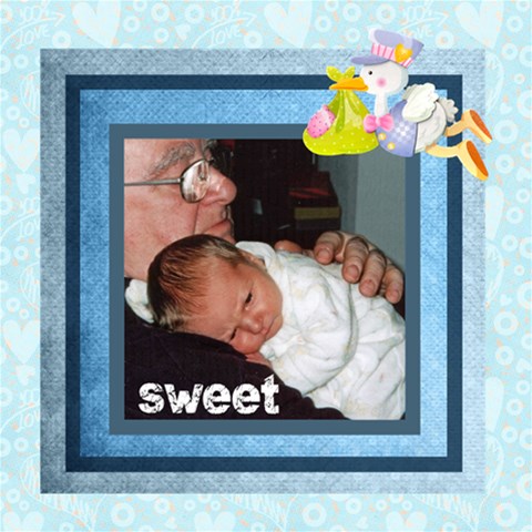 Catvinnat s Baby Boy Scrapbook Pages 12 X 12 By Catvinnat 12 x12  Scrapbook Page - 2