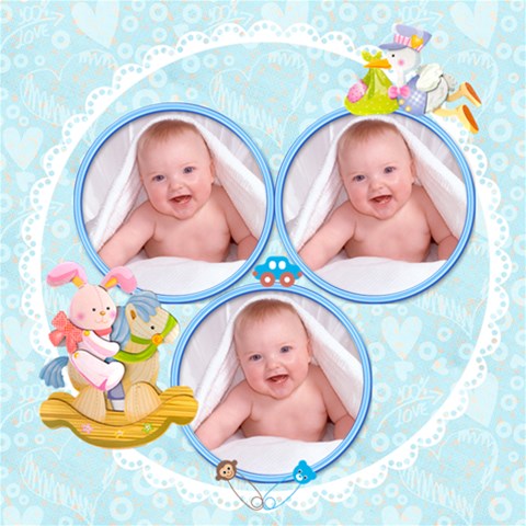 Catvinnat s Baby Boy Scrapbook Pages 12 X 12 By Catvinnat 12 x12  Scrapbook Page - 7